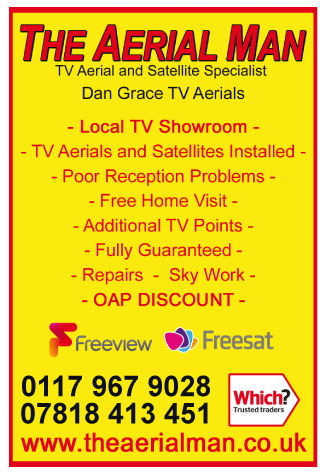 Aerial Man (Dan Grace) Ltd serving Filton - Television Sales & Service