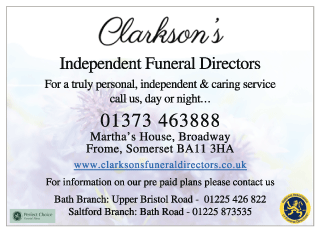 Clarkson’s Ind. Funeral Directors Ltd serving Frome - Funeral Plans Pre Paid
