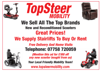 TopSteer Mobility serving Keynsham and Saltford - Mobility Scooters