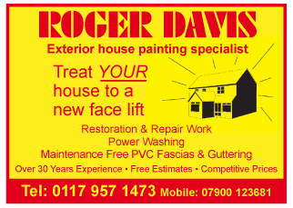 Roger Davis serving Keynsham and Saltford - Painters & Decorators