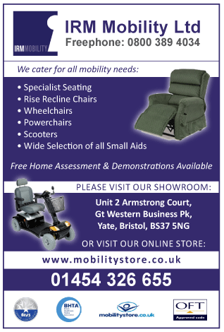 IRM Mobility Ltd serving Kingswood - Mobility Supplies & Equipment