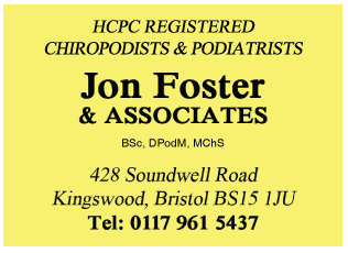 Jon Foster & Associates serving Kingswood - Chiropody