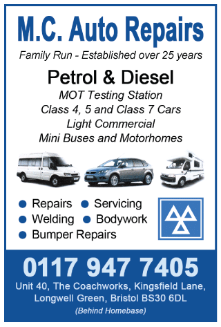 M.C. Auto Repairs serving Kingswood - M O T Stations