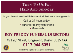Roy Preddy Funeral Directors serving Kingswood - Funerals
