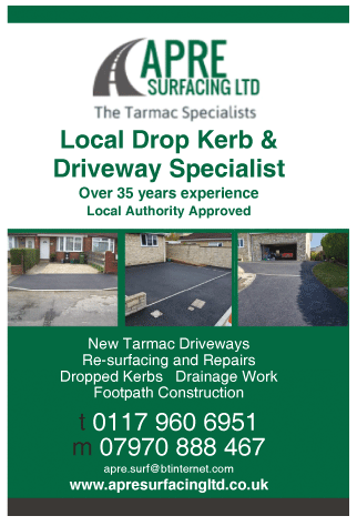 APRE Surfacing Ltd serving Longwell Green - Driveways