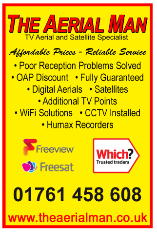 Aerial Man (Dan Grace) Ltd serving Midsomer Norton - Television Sales & Service