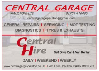 Central Garage Paulton Ltd serving Midsomer Norton - M O T Stations