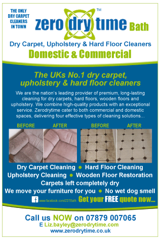 Zero Dry Time - Bath serving Midsomer Norton - Carpet & Upholstery Cleaners