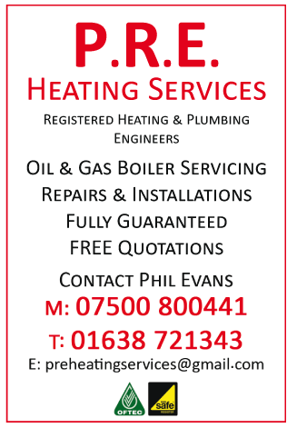 P.R.E. Heating Services serving Mildenhall - Plumbing & Heating