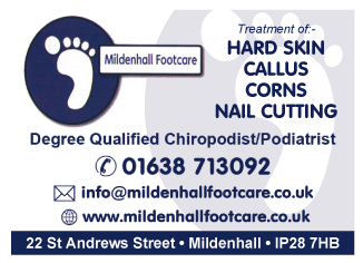 Mildenhall Footcare serving Mildenhall - Chiropody