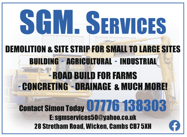 SGM Services serving Mildenhall - Demolition Services