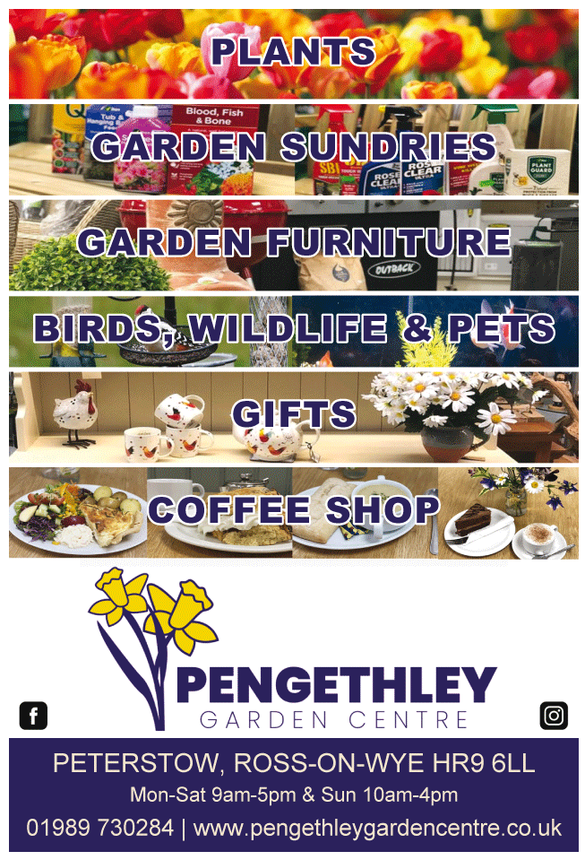 Pengethley Garden Centre serving Monmouth and Raglan - Garden Centres & Nurseries