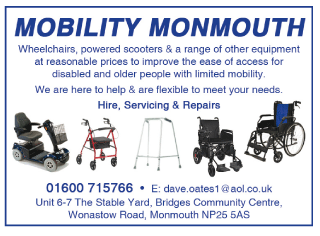 Mobility Monmouth serving Monmouth and Raglan - Mobility Aids