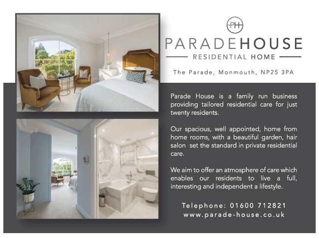 Parade House serving Monmouth and Raglan - Residential Homes