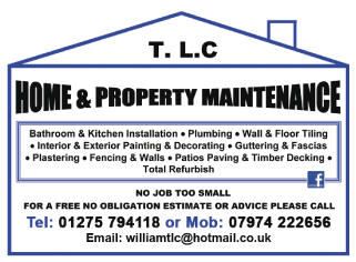 TLC Home & Property Maintenance serving Nailsea and Yatton - Patios