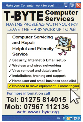T-Byte (PC Doctor) serving Nailsea and Yatton - Computer Services