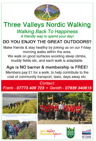 Three Valleys Nordic Walking serving Neath - Health & Fitness