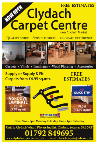 Clydach Carpet Centre serving Neath - Flooring Specialists
