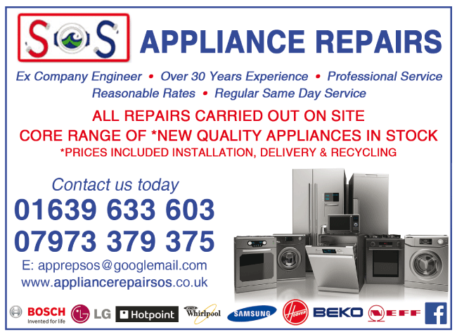 Appliance Repair SOS serving Neath - Domestic Appliances