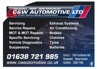 C&W Automotive Ltd serving Newmarket - M O T Stations