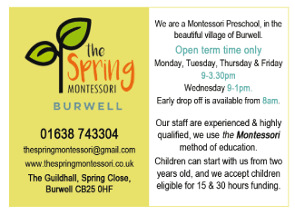 The Spring Montessori serving Newmarket - Under 5’s