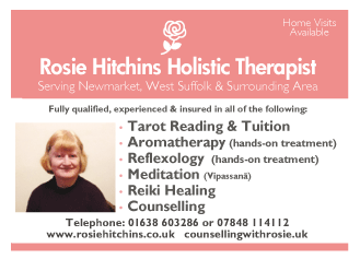 Rosie Hitchins IIHHT serving Newmarket - Tarot Reading