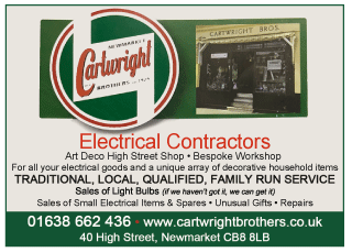 Cartwright Bros serving Newmarket - Electricians