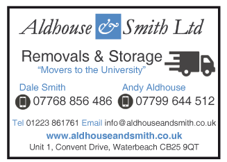 Aldhouse & Smith Ltd serving Newmarket - Removals & Storage