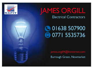 James Orgill Electrical Contractors serving Newmarket - Electricians