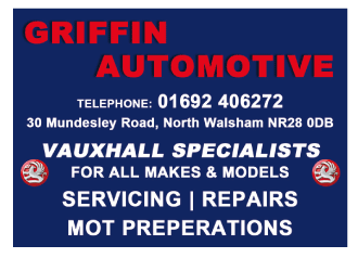 Griffin Automotive serving North Walsham - Tyres & Exhausts