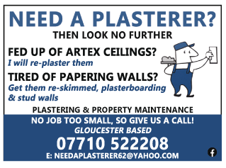 Plastering & Property Maintenance serving Quedgeley - Plasterers