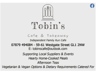 Tobin’s Cafe & Takeaway serving Quedgeley - Cafes