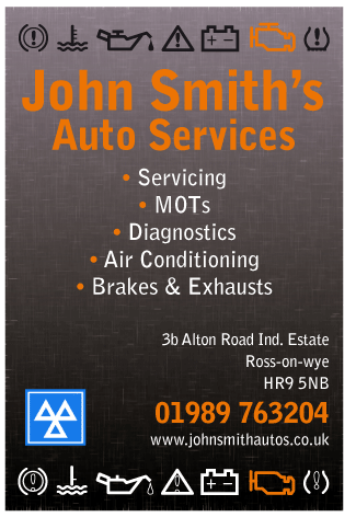 John Smith’s Auto Services serving Ross on Wye - M O T Stations