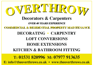 Overthrow Decorators & Carpenters serving Ross on Wye - Carpenters & Joiners