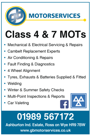 GB Motor Services serving Ross on Wye - Garage Services