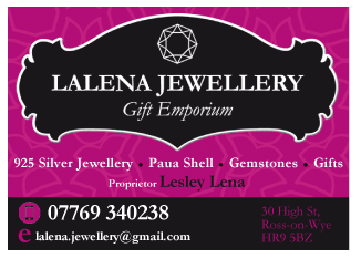 Lalena Jewellery Gift Emporium serving Ross on Wye - Gemstone & Crystal Dealers