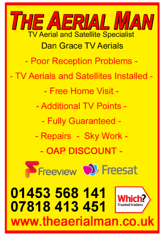 Aerial Man (Dan Grace) Ltd serving Stroud - Satellite Television