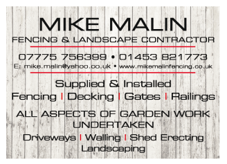 Mike Malin Fencing & Landscape Gardener serving Stroud - Fencing Services