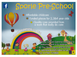 Sporle Pre-School serving Swaffham - Under 5’s