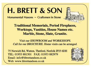 H. Brett & Son serving Swaffham - Memorials