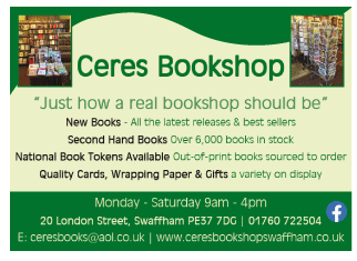 The Ceres Bookshop serving Swaffham - Bookshops