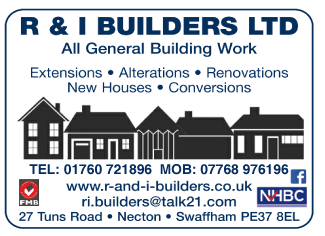 R & I Builders Ltd serving Swaffham - Builders