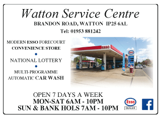 Watton Service Centre (ESSO) serving Swaffham - Convenience Stores