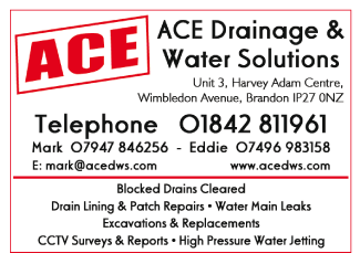 ACE Drainage & Water Solutions Ltd serving Swaffham - Drainage Services