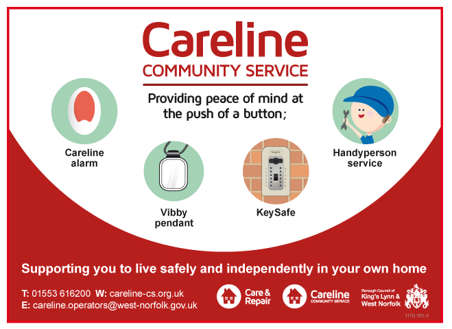 Careline Community Services serving Swaffham - Senior Citizens