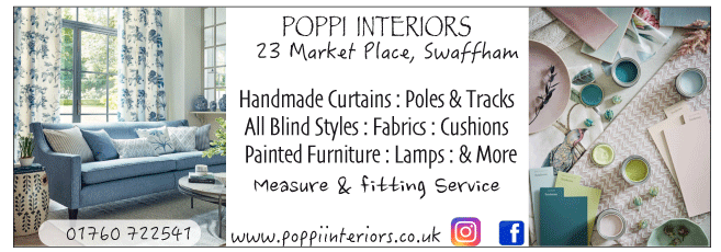 Poppi Interiors serving Swaffham - Soft Furnishings