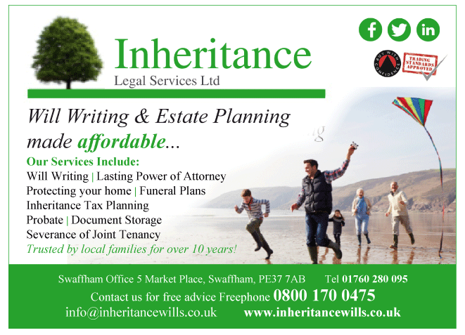 Inheritance Legal Services Ltd serving Swaffham - Will Writers