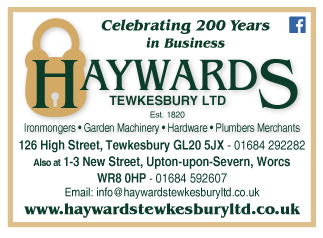 Haywards (Tewkesbury) Ltd serving Tewkesbury - Ironmongers
