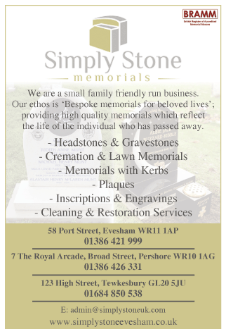 Simply Stone Memorials serving Tewkesbury - Memorials