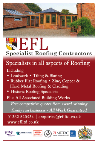 EFL Ltd serving Thetford - Roofing